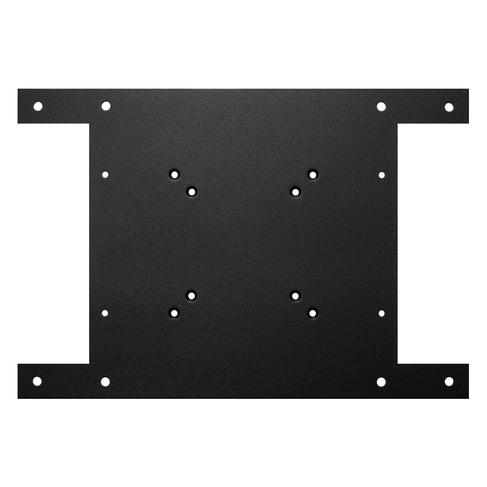 VESA 200x200 standard with adapter plate