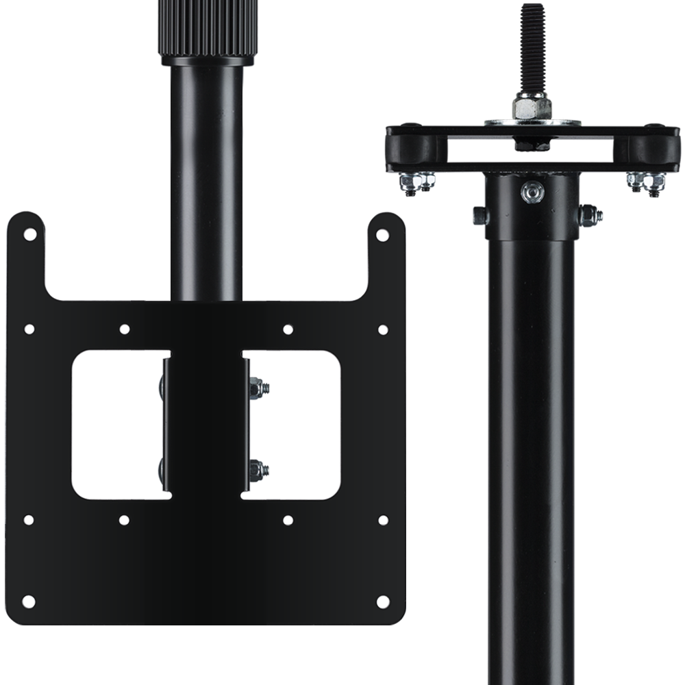 6' Heavy Duty Telescoping Ceiling Mount LCD/PVM Pole Clinton Electronics