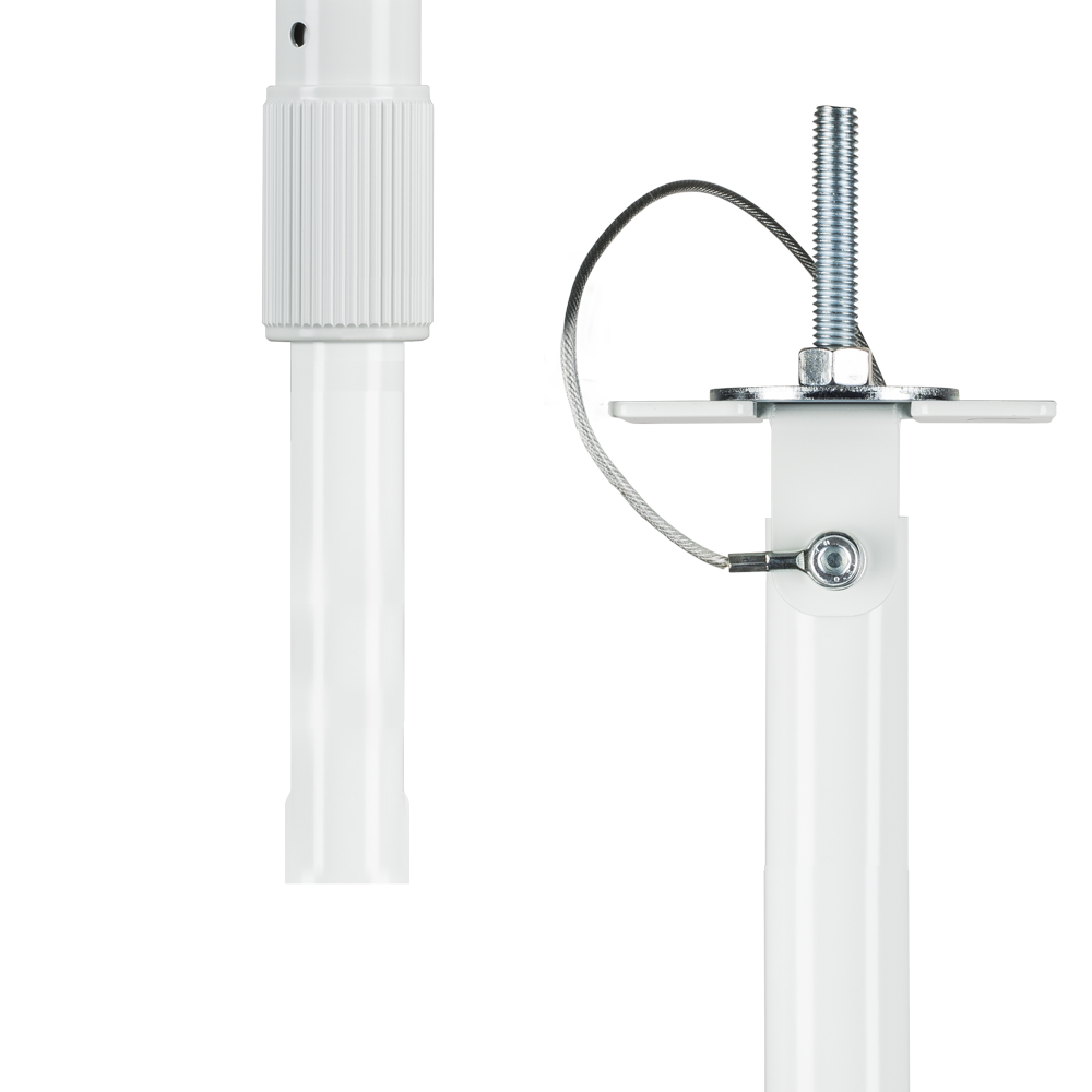 6' Telescoping Ceiling Mount Camera Pole Clinton Electronics