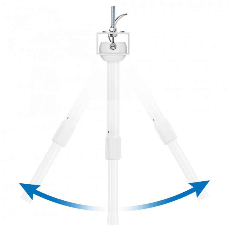 Swivel Mount for Telescoping Camera Poles Clinton Electronics