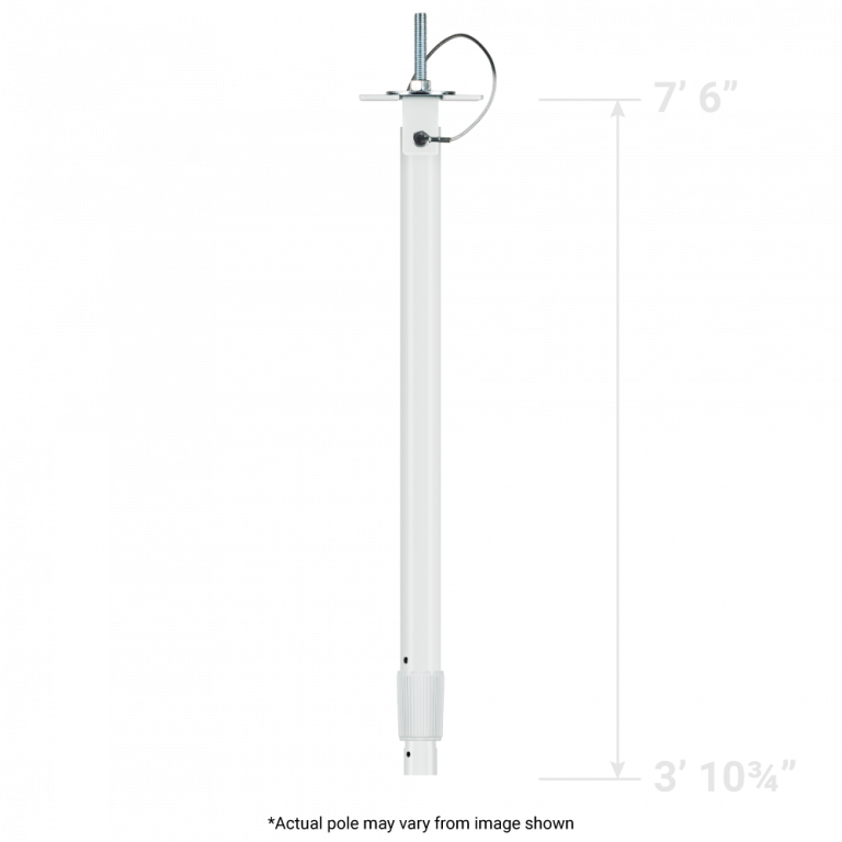 8' Telescoping Ceiling Mount Camera Pole Clinton Electronics